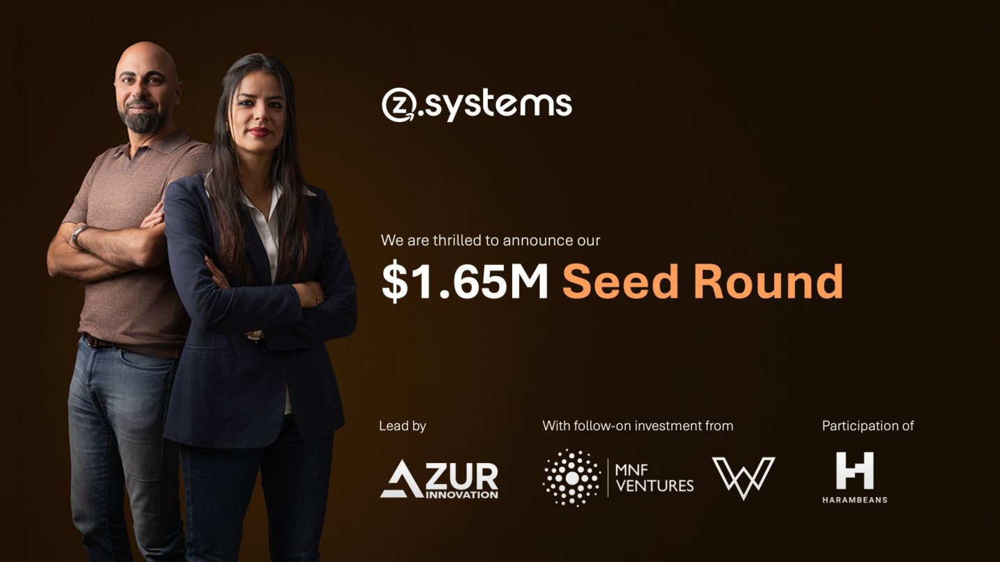 Morocco's z.systems Raises $1.65 Million Seed Round Led by Azur Innovation Management